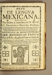 Arte de lengua mexicana by Agustín de Vetancurt