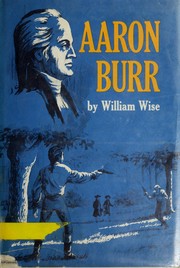 Cover of: Aaron Burr.
