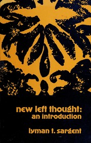 Cover of: New left thought: an introduction.