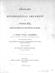 Cover of: Glossary of ecclesiastical ornament and costume: compiled and illustrated from ancient authorities and examples