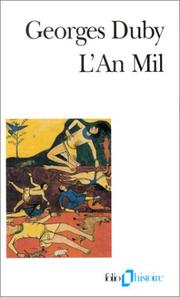 Cover of: L'an mil