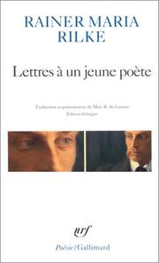Cover of: Lettres à un jeune poète by Rainer Maria Rilke, Marc de Launay