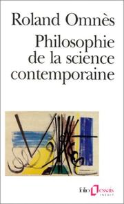 Cover of: Philosophie de la science contemporaine