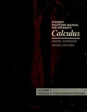 Cover of: Student Solutions Manual for Stewart's Calculus