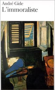 Cover of: L'Immoraliste by André Gide