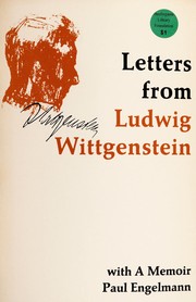 Cover of: Letters from Ludwig Wittgenstein with A Memoir