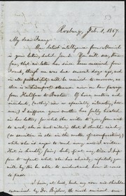Cover of: [Letter to] My dear Fanny by William Lloyd Garrison