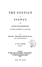 Cover of: The Oxonian in Norway