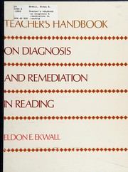 Cover of: Teacher's handbook on diagnosis & remediation in reading