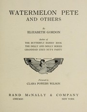 Cover of: Watermelon Pete and others
