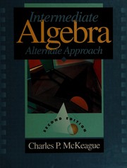 Cover of: Intermediate algebra: alternate approach