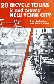 Cover of: 20 bicycle tours in and around New York City