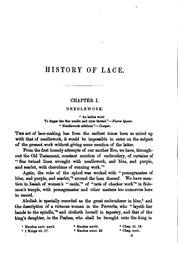 Cover of: History of lace.