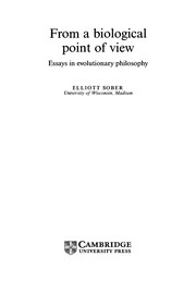 Cover of: From a biological point of view: essays in evolutionary philosophy