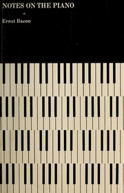 Cover of: Notes on the piano.