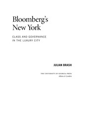 Bloomberg's New York by Julian Brash