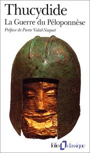 Cover of: La Guerre du Péloponnèse
