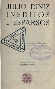 Cover of: Inéditos e esparsos
