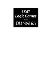 Cover of: LSAT Logic Games For Dummies