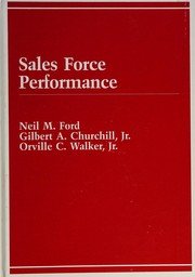 Cover of: Sales force performance