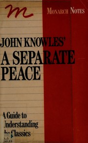 Cover of: John Knowles' a Separate Peace