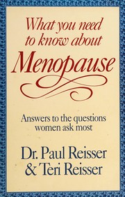 Cover of: What you need to know about menopause