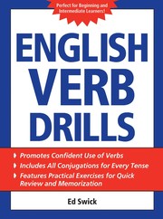 Cover of: English verb drills