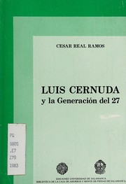 Cover of: Luis Cernuda y la "Generación del 27"