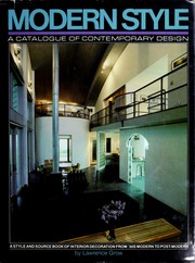 Cover of: Modern style: a catalogue of contemporary design