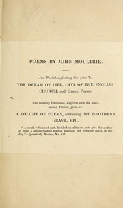 Cover of: Dream of life by John Moultrie