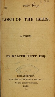 Cover of: The Lord of the isles by Sir Walter Scott