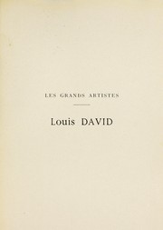 Cover of: Louis David by Charles Saunier
