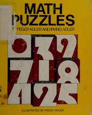 Cover of: Math puzzles by Peggy Adler