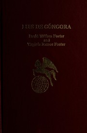 Cover of: Luis de Góngora