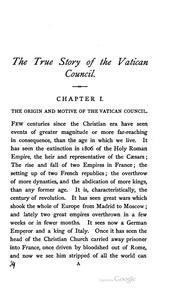 Cover of: The true story of the Vatican Council
