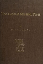 Cover of: The Lapwai Mission Press