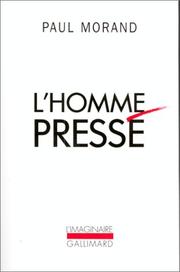 Cover of: L' homme pressé