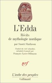 Cover of: L'Edda by Snorri Sturluson, François-Xavier Dillmann