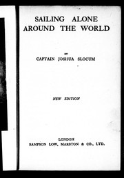 Cover of: Sailing alone around the world
