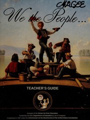 Cover of: We the people-- do ordain and establish this constitution for the United States of America: a secondary level student text