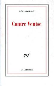 Cover of: Contre Venise