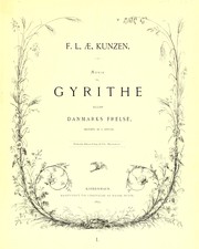 Cover of: Musik til Gyrithe eller Danmarks frelse: skuespil af L. Kruse