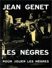 Cover of: Les Nègres