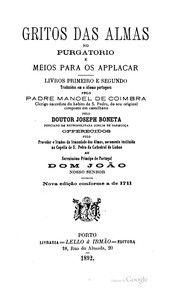 Cover of: Gritos Das Almas No Purgatorio E Meios Para Os Applacar: Livros Primeiro E Segundo