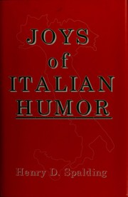 Cover of: Joys of Italian Humor and Folklore: From Ancient Rome to Modern America