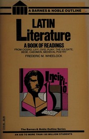Cover of: Latin literature: a book of readings