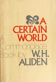 Cover of: A certain world: a commonplace book
