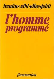 Cover of: L'homme programmé