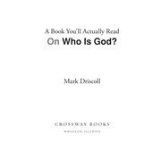 Cover of: On who is God?
