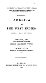 Cover of: America and the West Indies